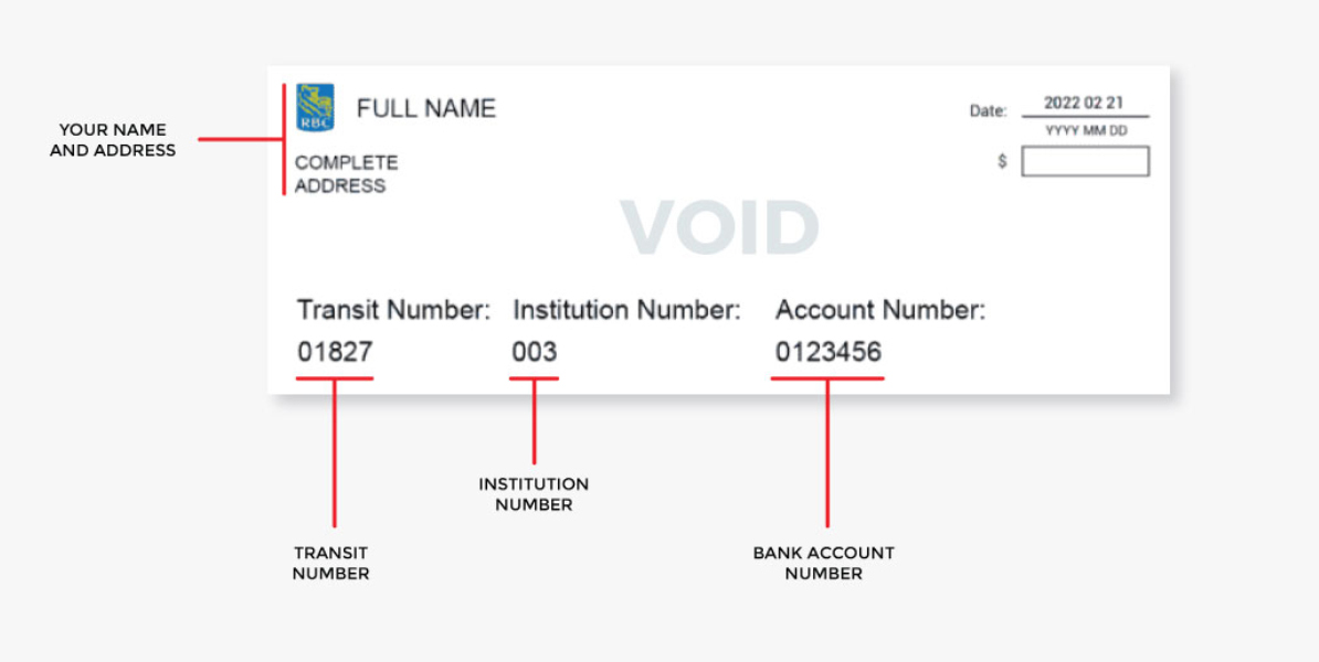 Rbc Void Cheque